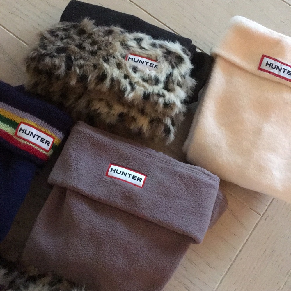 Bundle of 5 of girls hunter Welly boot socks